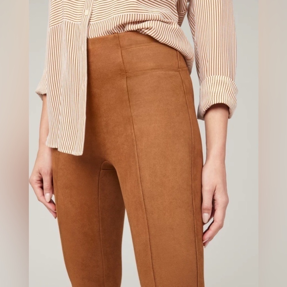 NWT SPANX High Waist Faux Suede Leggings, SIZE S/P - Picture 5 of 16